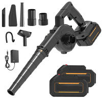 21V 2-In-1 Blower& Suction Air Blower Electric Leaf Blower Brushed Dust Sweeper For Home Garden Pet Hair For Makita 18V Battery - details 0