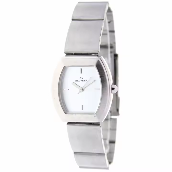 Blumar Bl-09664  Reloj Para Para Mujer Color Plateado - 1
