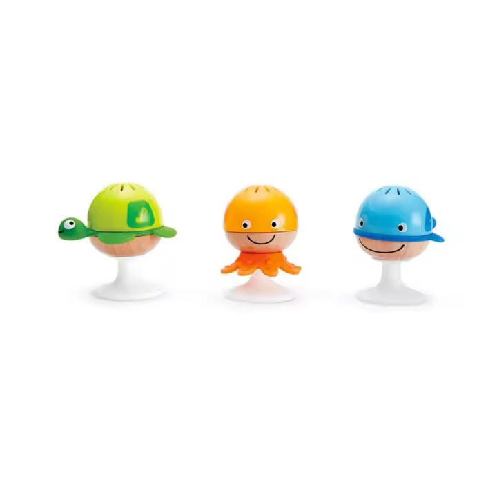Hape Sonajeros Acuáticos Adhesivos para Jugar y Aprender - 1