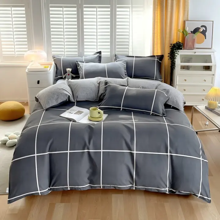 Juego de Funda Nórdica 4 Piezas de Algodón Alta Calidad Juego de Ropa de Cama- Dibujo Elegante - Varios Tamaños Disponibles - 1