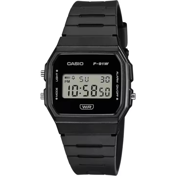 Reloj Casio Hombre Digital Negro F-91WB-1AEF - 1