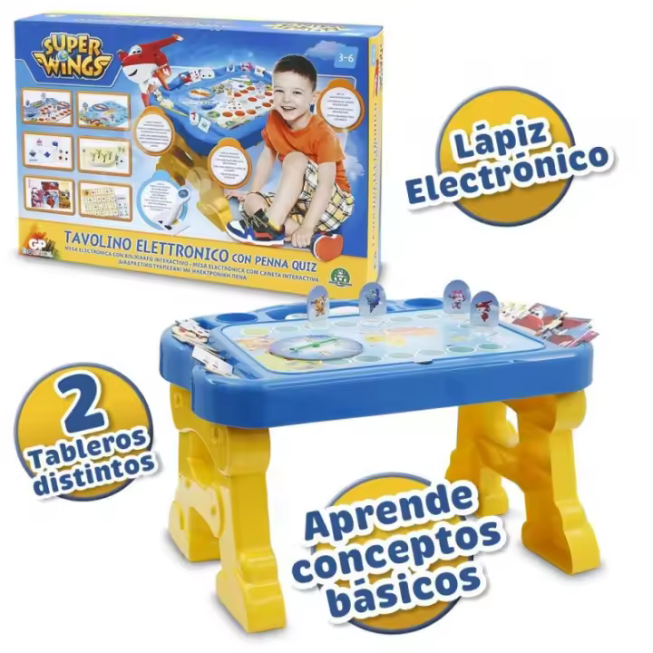 Super Wings Mesa Electrónica con Boli Interactivo Referencia: UPW18000 - 1