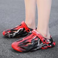 Zapatillas De Hombre Camuflaje Plataforma Exterior Verano Clogs Zapatos Mujer Playa Sandalias Hombre Suaves EVA Interior Casa Slides Amor Flip Flops - details 30