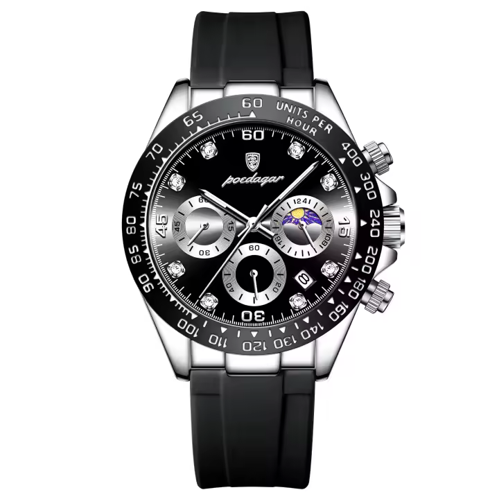 Reloj de marca para hombre, nuevo reloj de cuarzo multifuncional, luminoso y resistente al agua. - 1