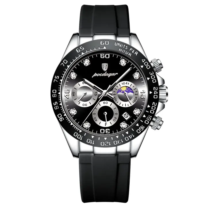 Reloj de marca para hombre, nuevo reloj de cuarzo multifuncional, luminoso y resistente al agua. - 1