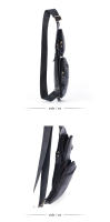 Bandolera de piel de vaca auténtica para hombre, bolso de hombro cruzado informal de un solo pecho y espalda, para viaje, nuevo - details 12