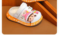 Sandalias De Baño Para Niñas Verano Dibujos Animados Lindas Y Nuevas Antideslizantes Transpirables Resistentes Al Desgaste Tallas Para 4-6 Años Colores Rosa Blanco Azul Cielo Amarillo Azul Real - details 6