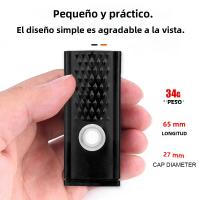 MTB bicicleta luces LED USB recargable impermeable montaña luz advertencia ciclismo faro Accesorios - details 1
