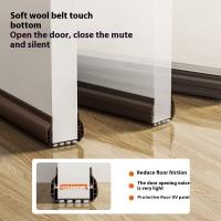 1pc Sellador De Puerta PVC Isolante Aislante De Viento Y Ruido Para El Bajo De La Puerta Cubierta De Polvo Y Silencio - details 3