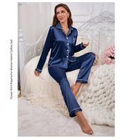 Conjunto De Pijamas Para Mujer Estilo Victoriano Con Bordado Camiseta De Manga Larga Y Pantalones Largos 2 Piezas Pijama De Dormir Loungewear De Poliéster Y Elástico - details 18