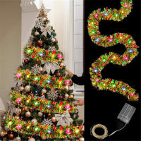 Guirnalda De Navidad Dingion De 16 Pies Con LED Y Metálico Brillante Decoraciones Colgantes Para Fiesta De Navidad Interior - details 3