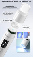 Lámpara LED UV Portátil Para Uñas Peicon Secado Rápido De Arte De Uñas Lámpara LED Profesional Para Uñas Recargable - details 3