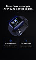 Pulsera inteligente con Pantalla a color D13, monitorización de frecuencia cardíaca, presión arterial, Sueño, IP67, resistente a Agua, Reloj con Carga Directa por USB - details 17