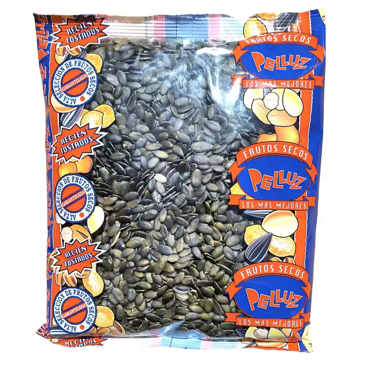 Pipas de Calabaza Peladas 1 Kg - semillas calabaza naturales sin sal - pelluz - 1