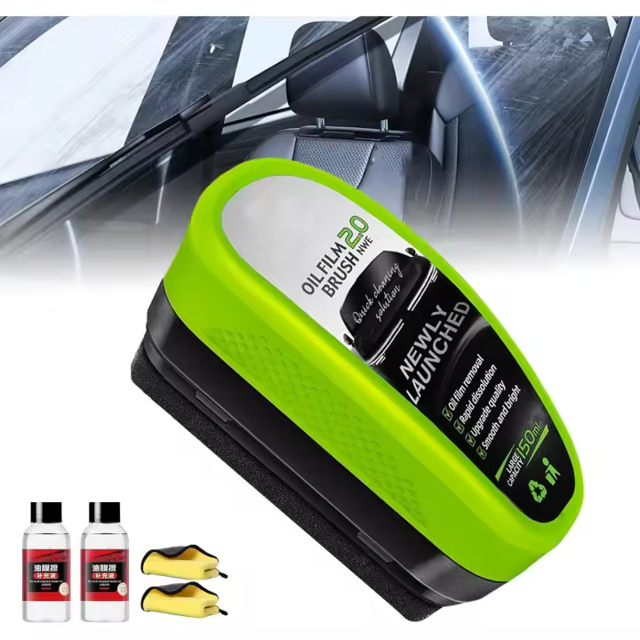 Limpiador de vidrios Jetdryshop, limpiador universal para parabrisas Jet Dry Shop, cepillo para parabrisas de coche, cepillo versátil y reutilizable para limpiar películas de aceite, limpiador de parabrisas (1) - 1