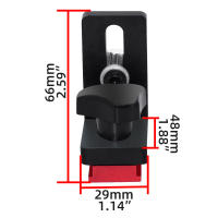 Aluminio Stop De Rieble Para Trabajo Con Madera Limitador De Camino T-Slot Workbench Conector Deslizante Y Stopper De Fosa - details 11