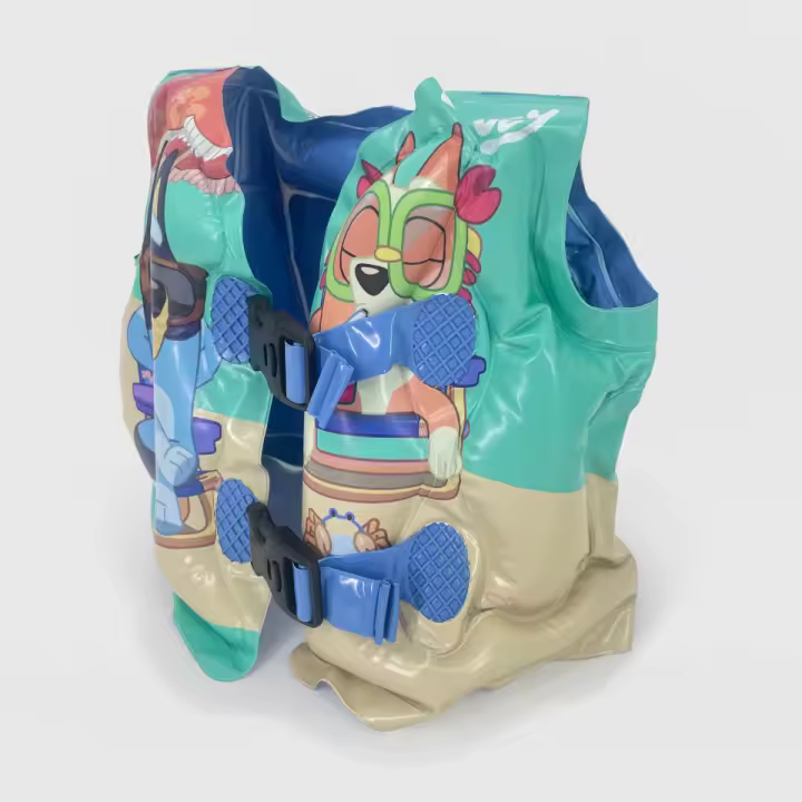 Chaleco Hinchable Infantil Bluey (1426) para Diversión Acuática Segura - 1