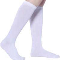 4 Pares De Medias De Rodilla Para Mujer Y Niñas Estilo Académico Sólido Algodón Casual Altas Medias Calientes Lolita - details 2