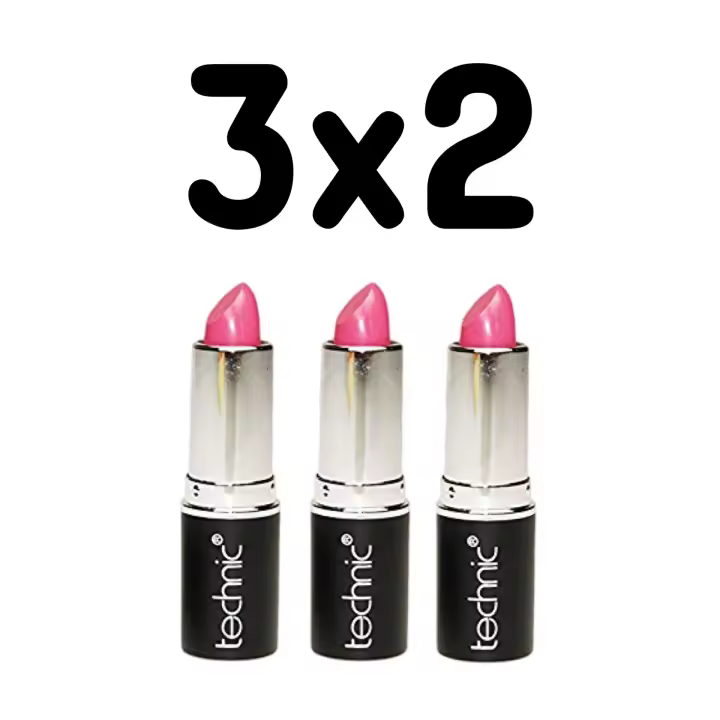 PROMOCIÓN 3 X 2 TECHNIC BARRA LABIAL CON VITAMINA E  FUCHSIA ROSE Ref. 29603 - 1
