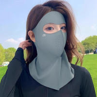 Máscara Facial Multifuncional De Seda Hielo Para Verano Protección Solar Y Respirabilidad Para Ciclismo Al Aire Libre - details 8