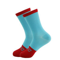 Calcetines De Deporte De Doble Color Y Patchwork Gruesos Y Suaves Para Fútbol Baloncesto Y Yoga Calcetines De Altura Media Para Hombres - details 4