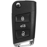 Banner - Carcasa mando llave del coche 3 botones compatible con Volkswagen
