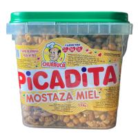 Churruca Picadita Mostaza y Miel Cubo 1,5 kg Mix de Frutos Secos con Cereales Tostados y Aperitivo Horneado - details 0