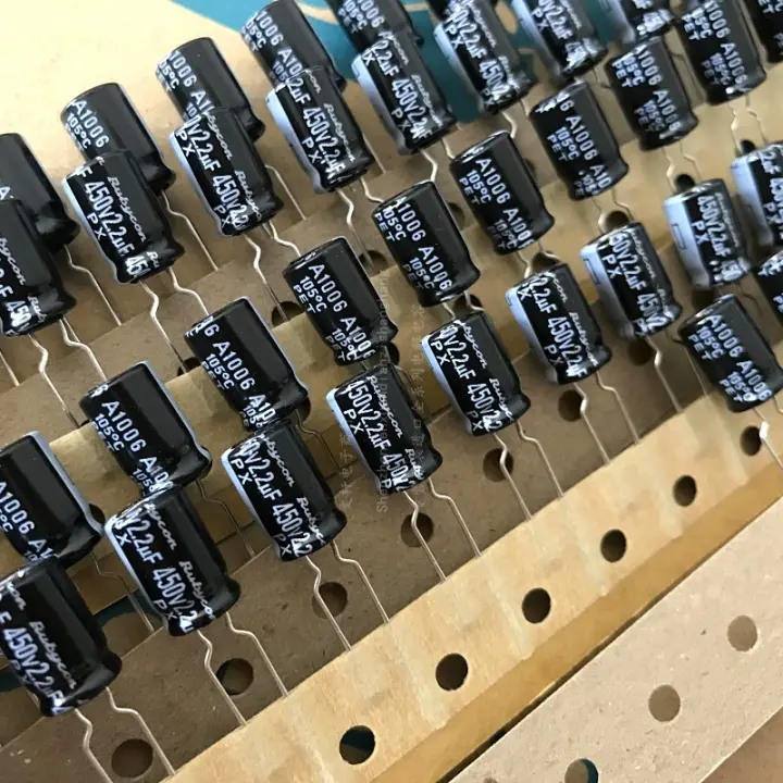 10pcs Condensador Electrolytico Rubycon PX 2.2UF 450V 8X11.5mm Japón 105 Grados 450V2.2UF 1000-2000 Horas 450PX2.2MEFC Automotriz - 1