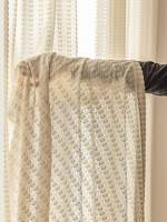 Cortinas Francesas De Gauze Retro Para Sala De Estar Lujo Ligero Cortinas De Ventana De Alta Gama Doble Capa No Incluida - details 4