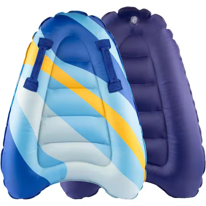BIT Tabla de bodyboard hinchable portátil para niños con asas, plegable, 75 x 65 x 15 cm, tabla de surf para niños, para playa, surf, piscina, natación, verano, deportes acuáticos - 1