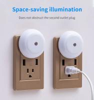 Lámpara De Pared LED Redonda Con Sensor De Atardecer a Medianoche Para Iluminación Nocturna Interior En Dormitorio Baño Cocina Escaleras Pasillo Conectividad EU/US - details 4