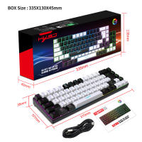 Teclado De Juego Tredy HXSJ V200 60% Diseño Ergonómico Ligero Antighosting RGB Retroiluminado Teclado De Máquina Sentido Alambre - details 7