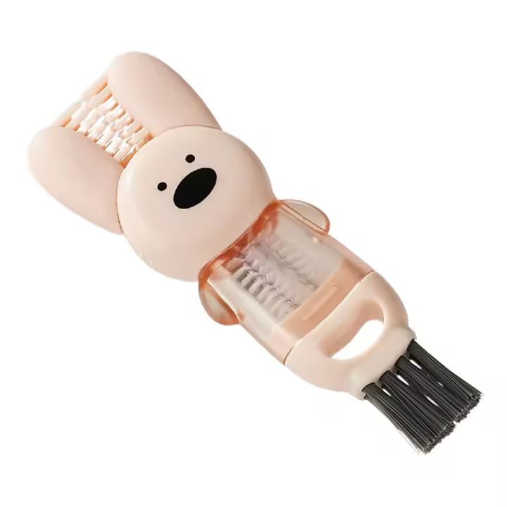 Cepillo De Limpieza Para Tapa De Taza Y Botella Multifuncional Portátil 4 En 1 Cepillo Para Agujeros De Botella De Agua Limpieza De Ranuras Espaciosa Y Ligera Para Vaso De Vidrio Tumblers Y Botellas Deportivas - 1