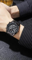 Reloj De Pulsera De Acero Inoxidable Para Hombre Estilo Business Pagani Diseño Calendario Dial Quartz Resistente Al Choque Y Agua - details 13