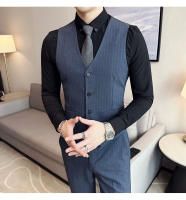 Traje De Boda Para Hombre 2025 Diseño Elegante Y Moderno De Terciopelo De Alta Calidad Doble Filo Con Chaleco Y Pantalones - details 21