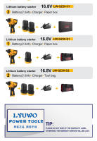 LYUWO Taladro Eléctrico 16.8V 140N.m Herramienta Multifuncional De Batería Recargable Para El Hogar Con Broca Y Destornillador - details 13