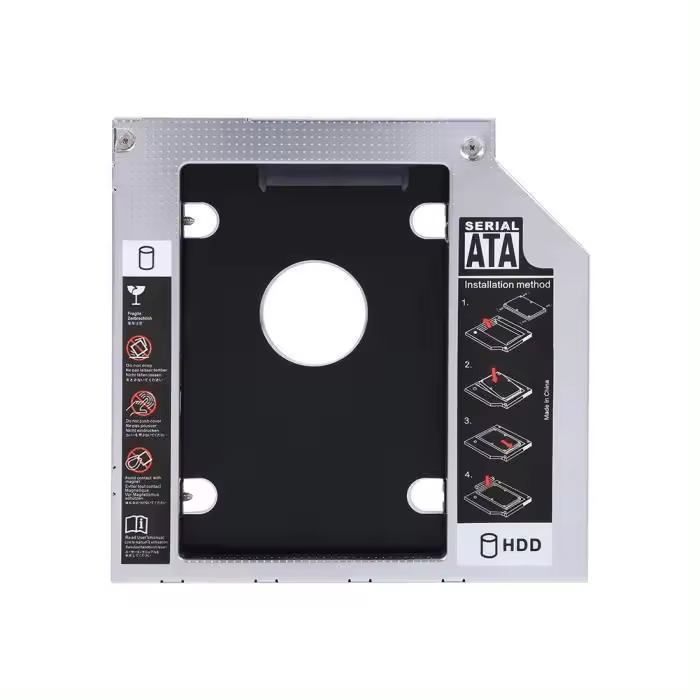 Carcasa para SSD, disco duro, Bahía Óptica para HDD, carcasa para disco Dura, Bahía para Unidad de CD-ROM - 1