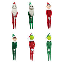 Adorno De Navidad De Peluche Fantasma De Halloween Decoración Manual Divertida Con Pierna Larga Accesorios De Navidad Para El Hogar - details 6