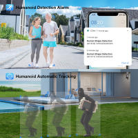 Cámara De Seguridad IP BELIA 8MP PTZ WiFi Con Pantalla Dual Visión Nocturna Color CCTV Vigilancia Exterior 4MP App ICSEE - details 4
