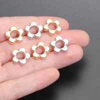 30pcs Pendones De Flor CCB Con Dos Agujeros De 15mm Para Joyería DIY Accesorios Para Collares Pulseras Y Pendientes - details 5