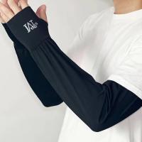 1Par De Mangas De Protección Solar Para Hombres Verano 2025 Algodón De Hielo Suave Absorbente Guantes De Hielo Para Ciclismo Running Conducción - details 14