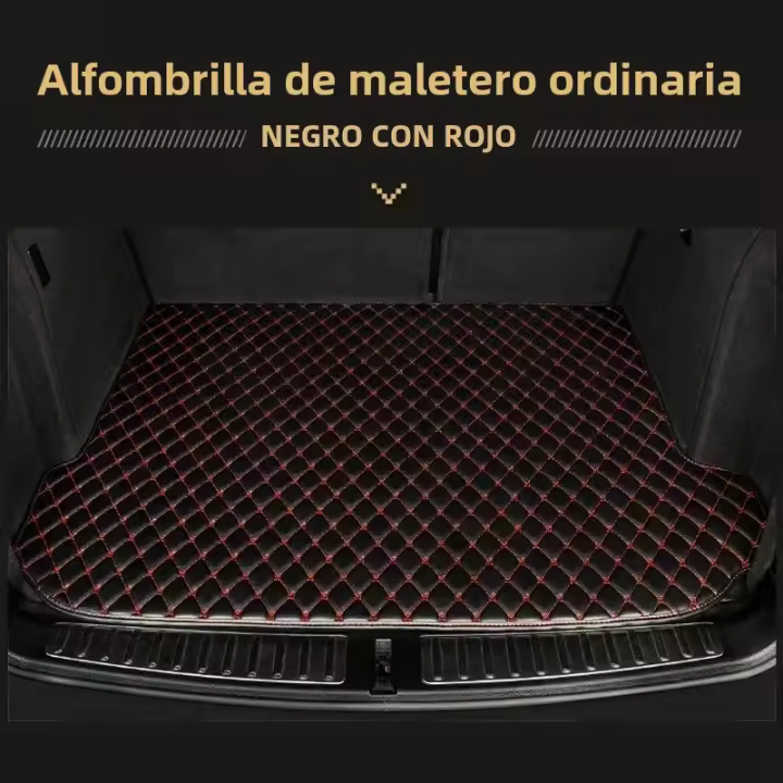 Alfombrilla De Maletero Para Coche Skoda Kodiaq Adecuada Para 2019-2024 Tapete De Carga De Alta Calidad Material De Cuero Artificial Accesorios De Auto - 1