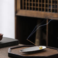 Soporte De Incienso De Cobre Aleación Para Ceremonia Zen De Té Uso Doméstico Interior Herramienta De Aromaterapia De Velas - details 3