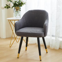 Funda De Silla Elástica De Color Sólido Para Sala De Estar Y Comedor Protector De Asiento De Juego Europeo Polyester/Cotton - details 12