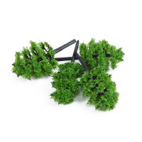 10Pcs Árboles De Plástico Para Modelo De Tren Escenografía De Ferrocarril Decoración De Paisaje Escala Accesorios De Edificación - details 5