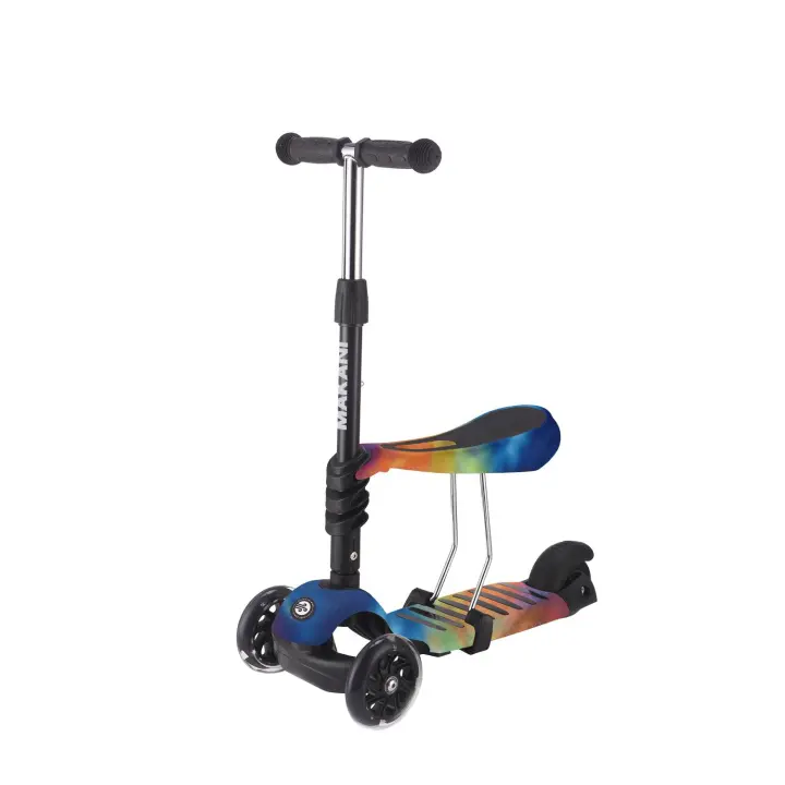 Makani Patinete 3 en 1 Ride and Skate Arcoíris – Juega, Rueda y Disfruta - 1