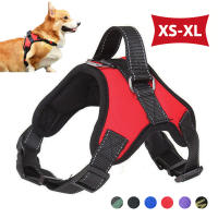 Harnés Para Perros Reflectante Ajustable Sin Pull Para Caminar Y Entrenamiento Para Pequeños Medianos Grandes Y Grandes Perros Con Correa De Pecho - details 0