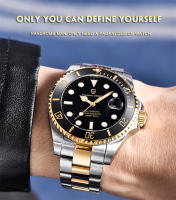 Reloj Mecánico PAGANI DESIGN Para Hombre Cristal De Zafiro Resistente Al Agua Acero Inoxidable Deportivo Lujo Automático Con Calendario Completo Y Luz Nocturna - details 14