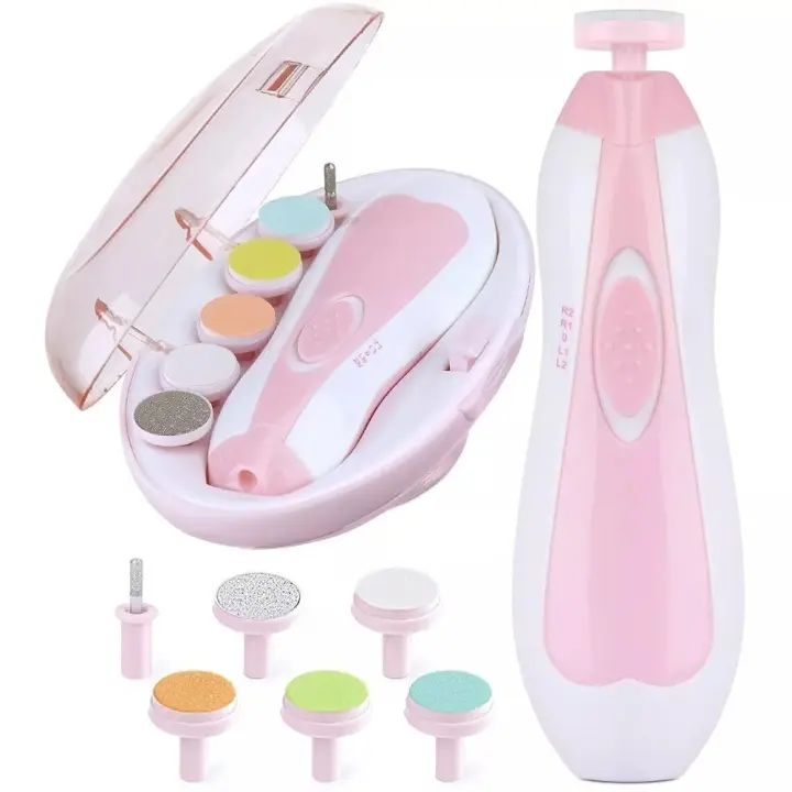 Kit De Cortaúñas Eléctrico Para Bebe - 1