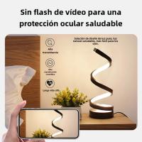 Lámpara De Mesa LED Moderna Y Creativa 3 Colores Ajustable Para Dormitorio Sala De Estar Oficina Decoración De Luz De Lámpara De Mesa - details 2